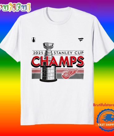 Detroit Red Wings 2025 Stanley Cup Champions Locker Room T Shirt