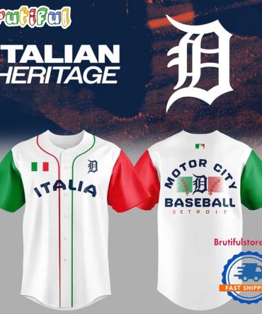 Detroit Tigers 2025 Italian Heritage Celebration Baseball Jersey