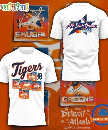Detroit Tigers All-Star Game Atlanta 2025 New 3D Shirt
