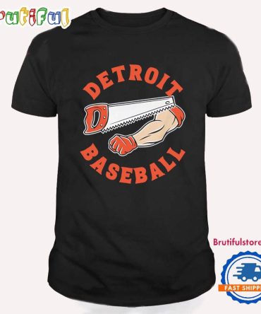 Detroit Tigers Bone Saw Celebration T Shirt
