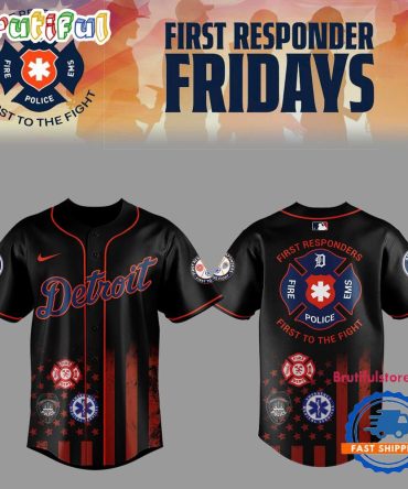 Detroit Tigers First Responders Fridays 2025 Jersey