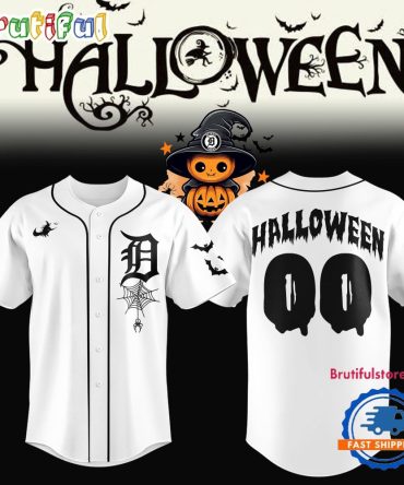 Detroit Tigers Halloween 2024 Custom Baseball Jersey Shirt