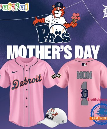 Detroit Tigers Mother’S Day Mom Pink Jerseys Shirt
