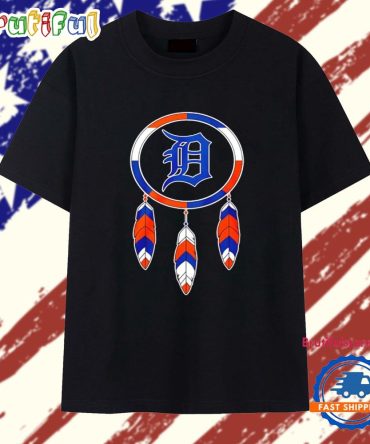 Detroit Tigers Spirit Native Strength Vintage T Shirt