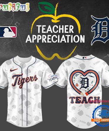 Detroit Tigers Teacher Appreciation 2025 Baseball Jersey