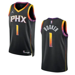 Phoenix Suns Devin Booker 2022-23 Statement Edition Black Swingman Jersey - Alzaintravels