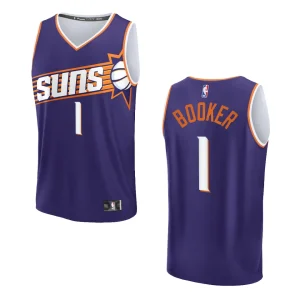 Devin Booker Statement Edition Phoenix Suns 2023-24 Purple Fastbreak Replica Jersey - Alzaintravels
