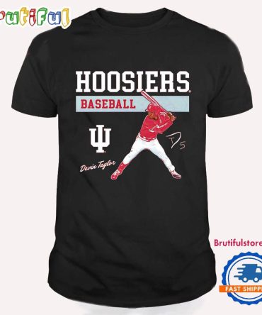 Devin Taylor Indiana Hoosiers Cartoon Signature T Shirt