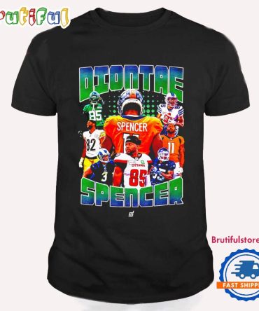 Diontae Spence New York Jets Player Collage 2025 T Shirt