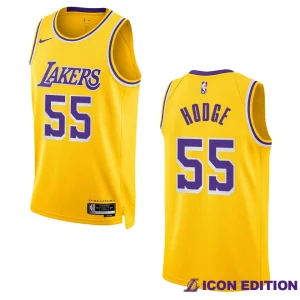 D'Moi Hodge Icon Edition Los Angeles Lakers 2022-23 Yellow Swingman Jersey - Alzaintravels