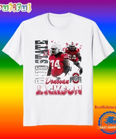 Donovan Jackson Ohio State Buckeyes Vintage T Shirt