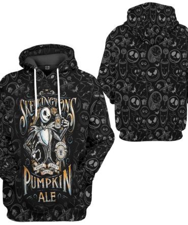 Tnbc Shirt Jack Skellington Pumpkin Ale Black Hoodie Tnbc Hoodie