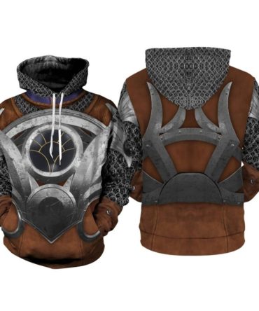 Baldur'S Gate Hoodie Shadowheart Astarion Karlach Costume T-Shirt Brown Unisex