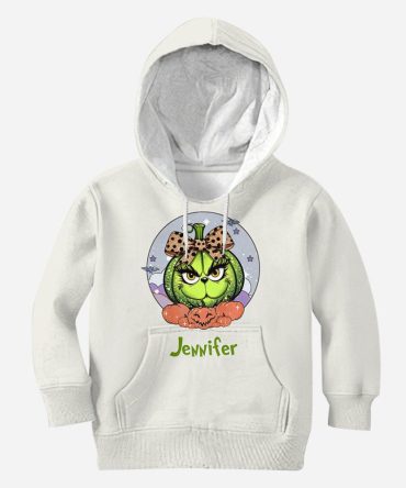 Green Pumpkin Mama Any Title - Personalized Stole Christmas All Over Shirt