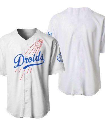 Limited Edition Droids Baseball Jersey - Stylish Fan Apparel For Sports Lovers