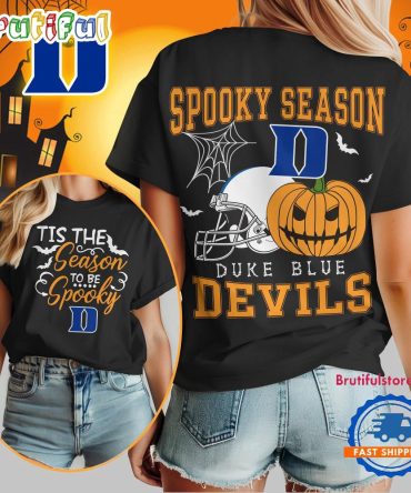 Duke Blue Devils 2025 Ncaa Halloween Spooky Season Vintage T Shirt