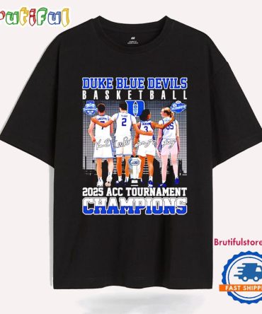 Duke Blue Devils Basketball 2025 Acc Tournament Champions T Shirt