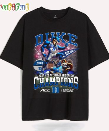 Duke Blue Devils Men'S Basketball 2024-25 Acc Regular Season Champions T Shirt