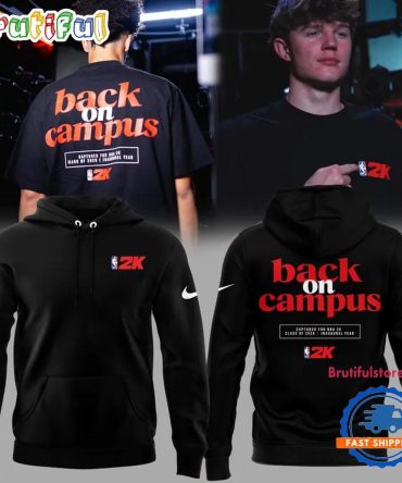 Duke Blue Devils Men'S Basketball 2025 Back On Campus Hoodie