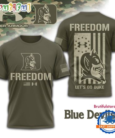 Duke Blue Devils Ncaa Freedom Under Armour Limited Edition 3D Shirt