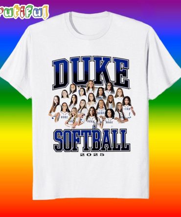 Duke Softball Team 2025 Collage T Shirt