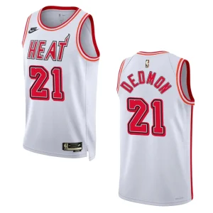 Miami Heat 2022-23 Classic Edition Dwayne Dedmon White Jersey 35th Anniversary - Alzaintravels