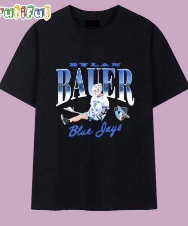 Dylan Bauer Blue Jays Johns Hopkins Lacrosse Illustrated T Shirt