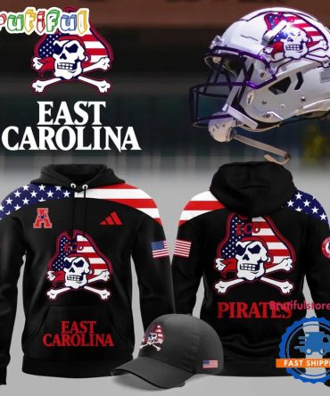 East Carolina Pirates Football Military Appreciation Day 2025 Hoodie Shirt