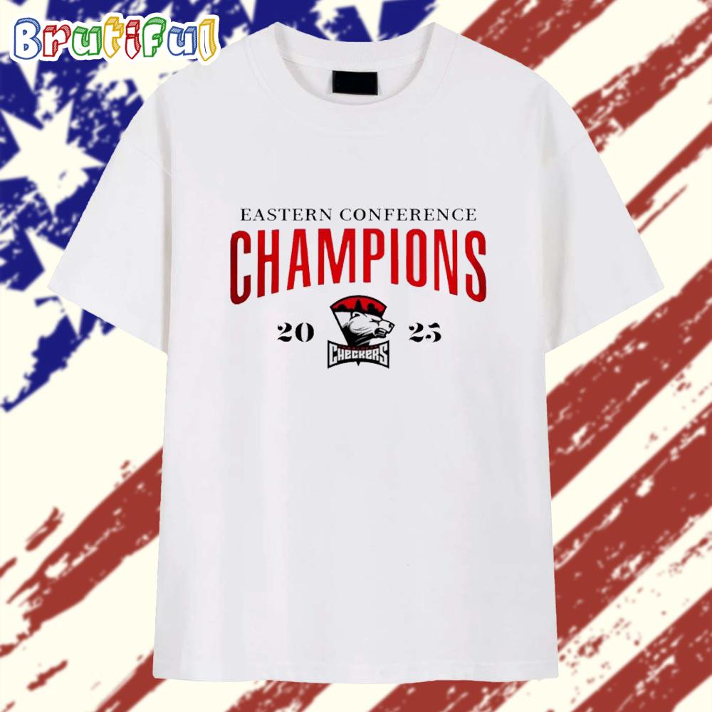 Eastern Conference Champions 2025 Charlotte Checkers T Shirt