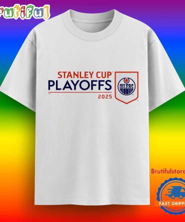 Edmonton Oilers 2025 Stanley Cup Playoffs Logo T Shirt