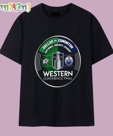 Edmonton Oilers Vs Dallas Stars 2025 Stanley Cup Playoffs Round 3 Western Conference Final T Shirt