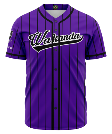 Purple Wakanda Baseball Jersey - Stylish, Comfortable, And Perfect For Fans!