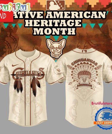 El Paso Chihuahuas Native American Heritage 2025 Baseball Jersey