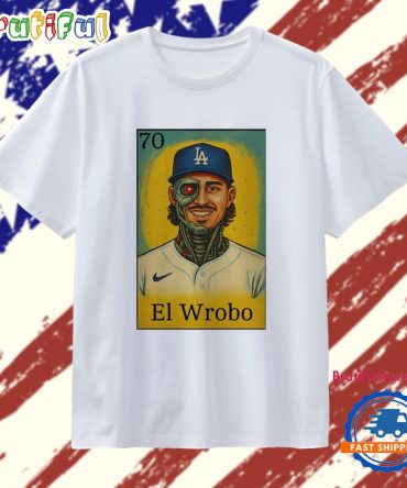 El Wrobo Justin Wrobo Wrobleski La Dodgers Card T Shirt