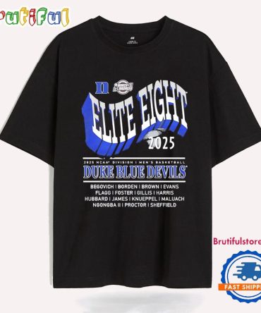 Elite Eight Duke Blue Devils 2025 Ncaa Men’S Basketball T Shirt