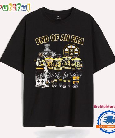 End Of An Era Stanley Cup Champions Boston Bruins Limited T Shirt