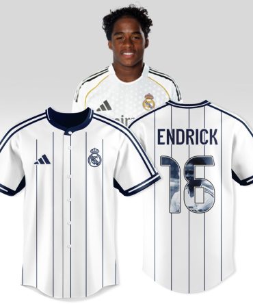 Real Madrid Endrick #16 Jersey - Official Adidas Home Kit 2023/24 - Limited Edition
