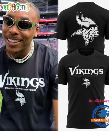 Engineered For Minnesota Vikings 2025 T Shirt