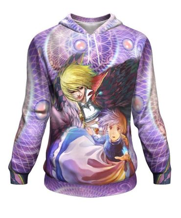 Enlightened Howls Moving Castle 3D All Over Print Hoodie