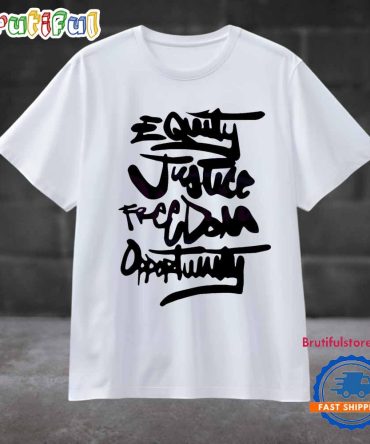 Equality Justice Freedom Opportunity Nfl Inspire Change Unisex T Shirt