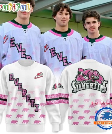 Everett Silvertips Cancer Specialty 2025 Sweatshirt