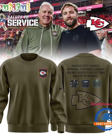 Exclusive Version Kansas City Chiefs 250Th Salute To Service 2025 Sweatshirt