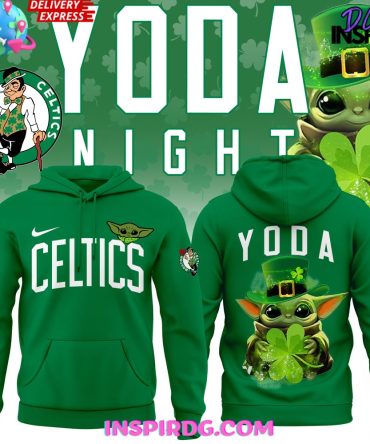 Boston Celtics X Yoda Night Special Edition All Over Print Hoodie, 3D Hoodie