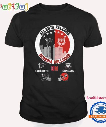 Falcons And Bulldogs On Saturdays Sundays 2024 T Shirt