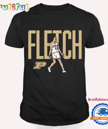 Fletchs Court Magic Purdue Basketball In T Shirt