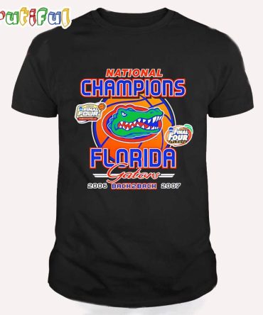 Florida Basketball Back To Back Ncaa Champions 2006 2007 T Shirt