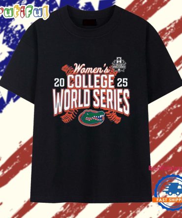 Florida Gators 2025 Ncaa Softball Women’S College World Series Cut Off T Shirt
