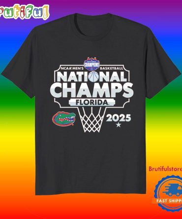 Florida Gators ’25 Ncaa Men’S Basketball National Champions Bracket T Shirt