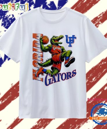 Florida Gators Basketball Running 2025 Mascot T Shirt