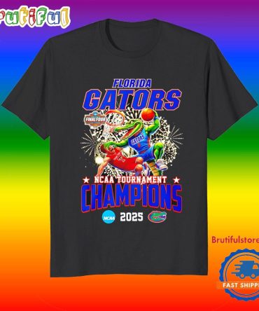 Florida Gators Men’S Basketball Final Four 2025 Ncaa Tournament Champions Mascot T Shirt